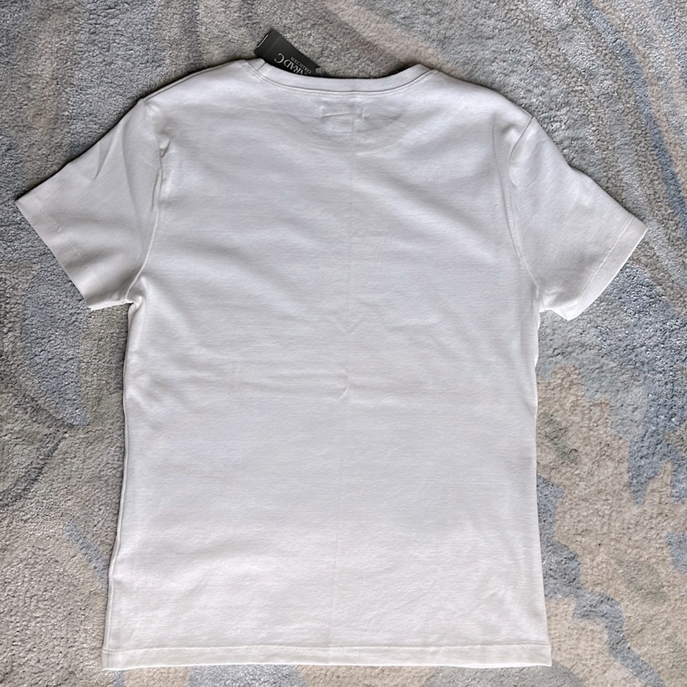 Sparkle "C" White Tee - Picture 6 of 9